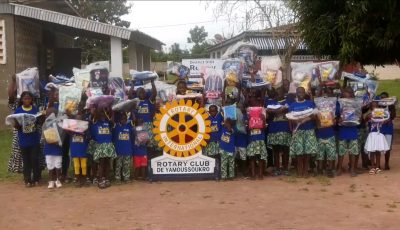 TOUMODI / RENTRÉE SCOLAIRE : LE ROTARY CLUB soutient plus de 60 orphelins de la maison