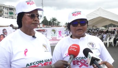 OCTOBRE ROSE :  l’AFCOM-UA mobilise les femmes d&rsquo;Abidjan contre le cancer de sein