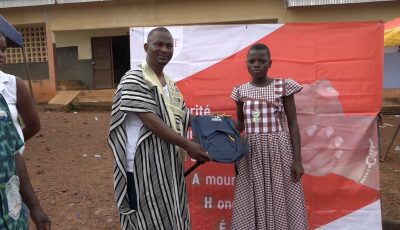 ÉDUCATION NATIONALE GUE MON : La Fondation SEMAHE offre 300 kits scolaires au groupe scolaire de Tobly Bangolo